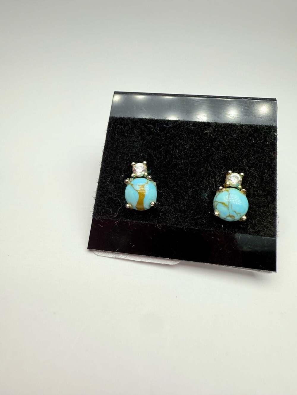 Navajo Sterling Silver and Turquoise Earrings